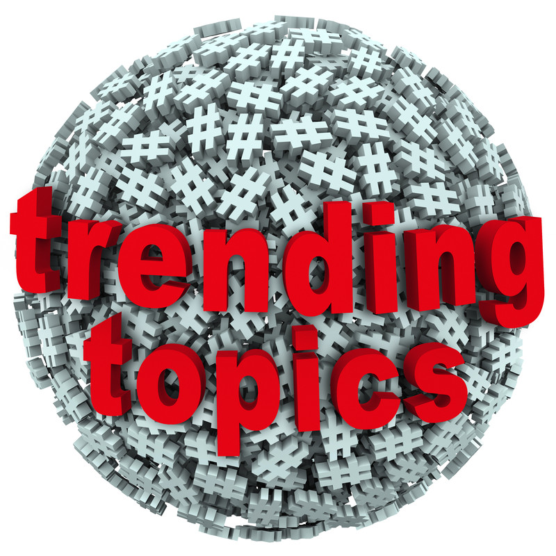 Trending topics hashtags